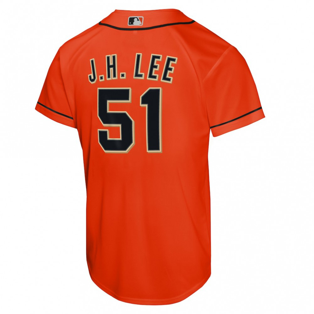 Jung Hoo Lee San Francisco Giants Youth Alternate Replica Jersey - Orange-Pro Kit Vault | Brand New 26/27 Sports Jerseys